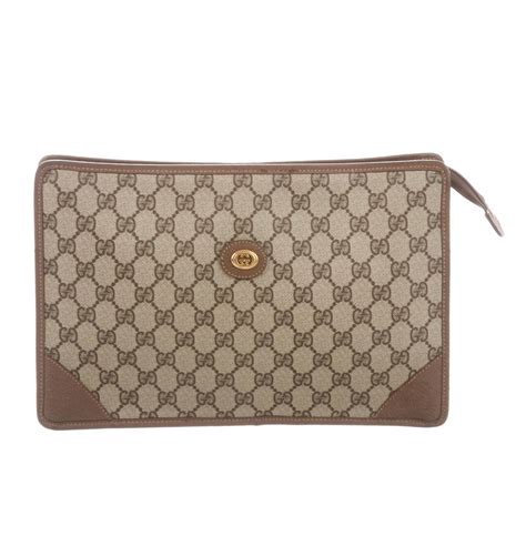 gucci brown leather clutch|buy gucci clutch online.